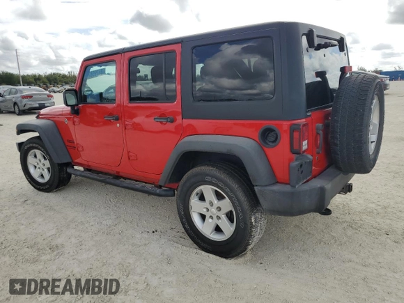 2018 Jeep Wrangler JK Unlimited Sport S with VIN 1C4BJWDG2JL897547, listed as a Copart auction lot 85795624 with 52,650 mi miles and Non Repairable. Bid and sale history available at carsss.com. Image 2.