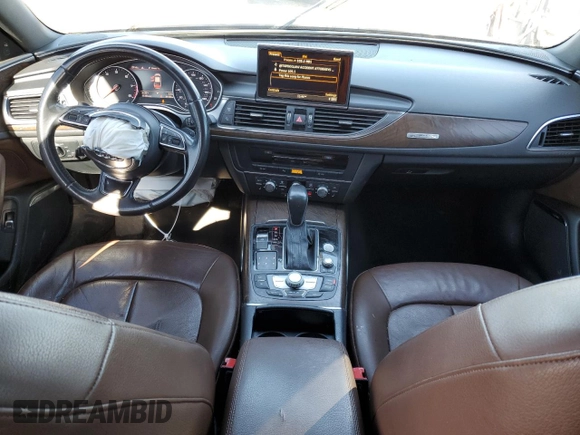 2016 Audi A6 Premium Plus with VIN WAUFGAFC9GN003860, listed as a Copart auction lot 43025735 with 94,104 mi miles and Salvage Title. Bid and sale history available at DreamBid. Image 8.