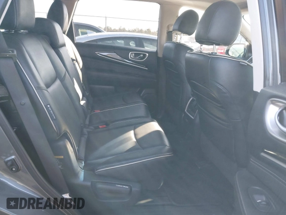2019 Infiniti QX60 LUXE with VIN 5N1DL0MN7KC532048, listed as a IAAI auction lot 41206582 with 77,675 mi miles. Bid and sale history available at carsss.com. Image 8.