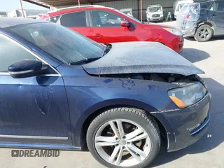 2013 Volkswagen Passat TDI SEL Premium with VIN 1VWCN7A33DC125396, listed as a IAAI auction lot 41862605 with 123,542 mi miles. Bid and sale history available at carsss.com. Image 13.