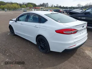 2020 Ford Fusion SE with VIN 3FA6P0HD0LR143408, listed as a IAAI auction lot 41854955 with 53,331 mi miles. Bid and sale history available at carsss.com. Image 3.