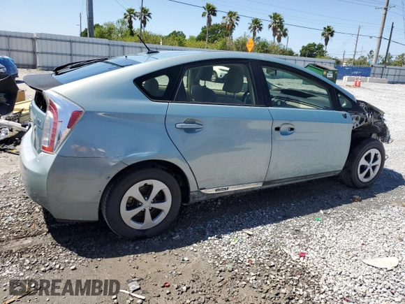 2012 Toyota Prius One with VIN JTDKN3DU2C1608593, listed as a Copart auction lot 52716685 with 167,091 mi miles and Salvage Title. Bid and sale history available at carsss.com. Image 3.