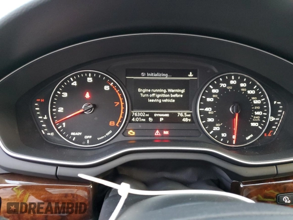 2017 Audi allroad A4 Premium Plus with VIN WA18NBF47HA113048, listed as a Copart auction lot 87935685 with 76,302 mi miles and Salvage Title. Bid and sale history available at DreamBid. Image 9.