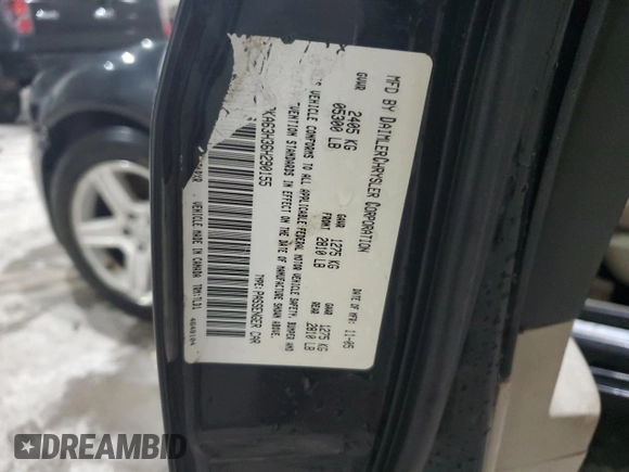2006 Chrysler 300 C z VIN 2C3KA63H36H290155, wystawiony jako Copart lot #55321415 z przebiegiem Nie podano mil oraz Czysty tytuł • Clean title. Historia ofert i sprzedaży dostępna na DreamBid. Obrazek 12.