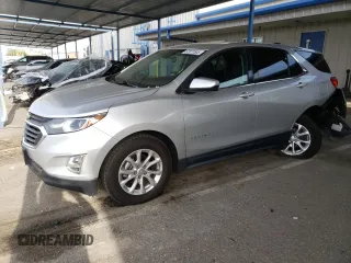 2018 Chevrolet Equinox LT with VIN 3GNAXJEV2JS571579, listed as a Copart auction lot 52977505 with 64,373 mi miles and Salvage title. Bid and sale history available at DreamBid. Image 1.