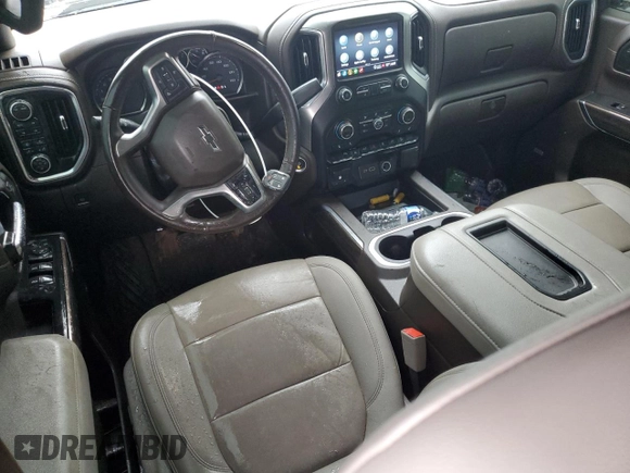 2021 Chevrolet Silverado 1500 RST with VIN 1GCUYEEL7MZ307970, listed as a Copart auction lot 83898784 with 149,977 mi miles and Salvage Title. Bid and sale history available at carsss.com. Image 8.
