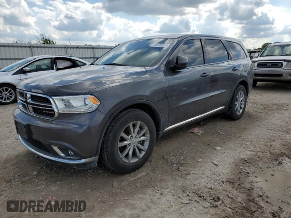 2017 Dodge Durango SXT with VIN 1C4RDHAGXHC936448, listed as a Copart auction lot 54899925 with 118,963 mi miles and Clean title. Bid and sale history available at DreamBid. Image 1.