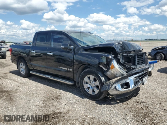 2019 Nissan Titan S with VIN 1N6AA1EK3KN528085, listed as a Copart auction lot 56395595 with 53,794 mi miles and Salvage title. Bid and sale history available at DreamBid. Image 4.