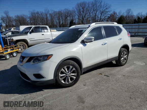 2016 Nissan Rogue SV with VIN KNMAT2MT1GP723093, listed as a Copart auction lot 42909205 with 140,019 mi miles and Salvage Title. Bid and sale history available at carsss.com. Image 1.