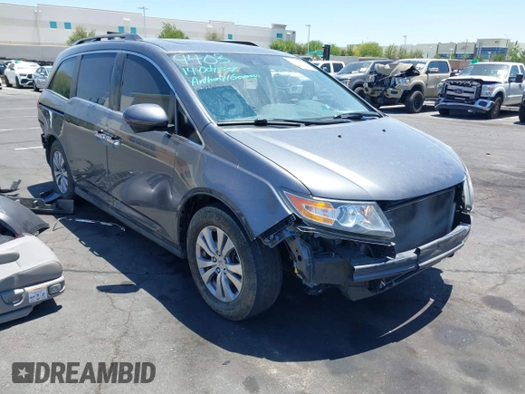 2014 Honda Odyssey EX-L z VIN 5FNRL5H61EB041962, wystawiony jako IAAI lot #42282873 z przebiegiem 134 884 mil mil oraz . Historia ofert i sprzedaży dostępna na DreamBid. Obrazek 14.