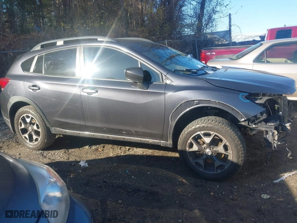 2018 Subaru Crosstrek Premium with VIN JF2GTABCXJH233021, listed as a IAAI auction lot 40963686 with 124,454 mi miles. Bid and sale history available at carsss.com. Image 13.