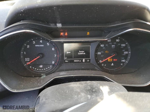 2022 Chevrolet TrailBlazer LT with VIN KL79MPS29NB135585, listed as a Copart auction lot 83852444 with NaN miles and Salvage Title. Bid and sale history available at carsss.com. Image 9.