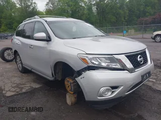 2013 Nissan Pathfinder Platinum with VIN 5N1AR2MM0DC604358, listed as a IAAI auction lot 42350682 with 184,945 mi miles and . Bid and sale history available at DreamBid. Image 1.
