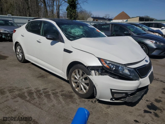 2015 Kia Optima EX with VIN 5XXGN4A79FG510437, listed as a Copart auction lot 51452685 with 0 mi miles and Salvage Title. Bid and sale history available at carsss.com. Image 4.