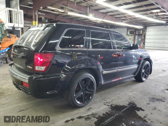 2008 Jeep Grand Cherokee SRT-8 with VIN 1J8HR78378C168740, listed as a Copart auction lot 87053654 with 139,760 mi miles and Salvage Title. Bid and sale history available at carsss.com. Image 3.