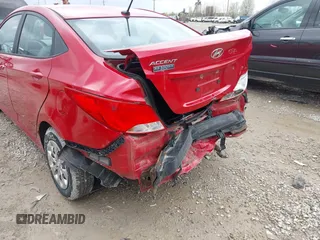 2015 Hyundai Accent GLS with VIN KMHCT4AE0FU915871, listed as a IAAI auction lot 41955604 with 110,822 mi miles and . Bid and sale history available at carsss.com. Image 6.