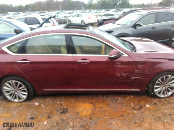 2016 Hyundai Genesis 3.8L with VIN KMHGN4JE7GU106946, listed as a IAAI auction lot 40809364 with 91,788 mi miles. Bid and sale history available at carsss.com. Image 12.