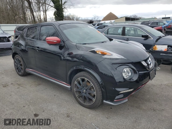 2017 Nissan Juke SL with VIN JN8AF5MR7HT700461, listed as a Copart auction lot 47531955 with 124,965 mi miles and Salvage Title. Bid and sale history available at carsss.com. Image 4.