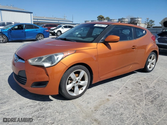 2015 Hyundai Veloster RE:FLEX with VIN KMHTC6AD1FU229115, listed as a Copart auction lot 48346715 with 150,587 mi miles and Clean Title. Bid and sale history available at carsss.com. Image 1.