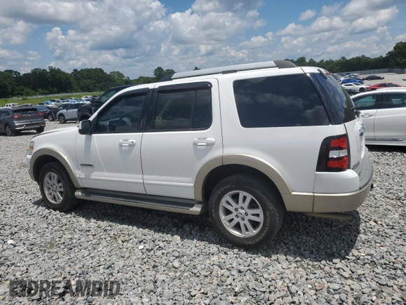 2006 Ford Explorer Eddie Bauer with VIN 1FMEU74856UB28587, listed as a Copart auction lot 62789585 with 117,392 mi miles and Salvage title. Bid and sale history available at DreamBid. Image 2.