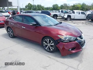 2016 Nissan Maxima SV z VIN 1N4AA6AP5GC379236, wystawiony jako IAAI lot #42110144 z przebiegiem 139 049 mil mil oraz . Historia ofert i sprzedaży dostępna na DreamBid. Obrazek 1.