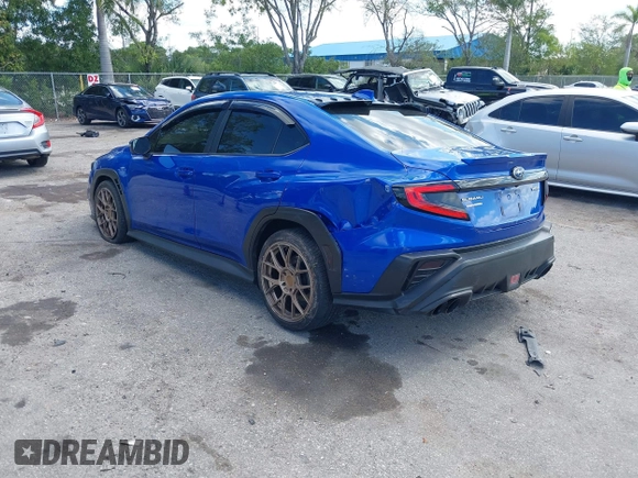 2022 Subaru WRX Limited with VIN JF1VBAL67N9012337, listed as a IAAI auction lot 42028470 with 34,996 mi miles and . Bid and sale history available at carsss.com. Image 3.