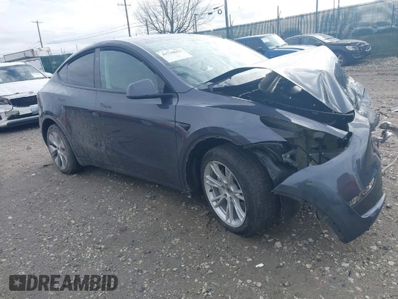 2023 Tesla Model Y Long Range with VIN 7SAYGDEE6PF824173, listed as a IAAI auction lot 41728613 with Not Provided miles and . Bid and sale history available at DreamBid. Image 1.