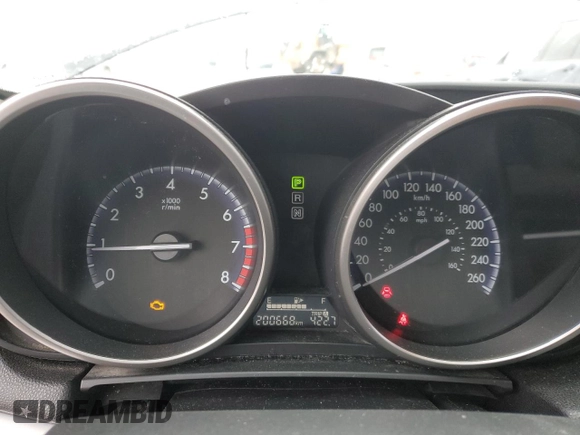 2013 Mazda 3 GX with VIN JM1BL1KF5D1820467, listed as a Copart auction lot 43338525 with 200,668 mi miles and Salvage Title. Bid and sale history available at carsss.com. Image 9.
