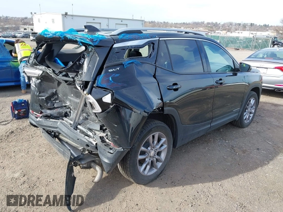 2022 GMC Terrain SLT with VIN 3GKALVEV4NL287760, listed as a IAAI auction lot 41837237 with 26,480 mi miles and . Bid and sale history available at DreamBid. Image 4.