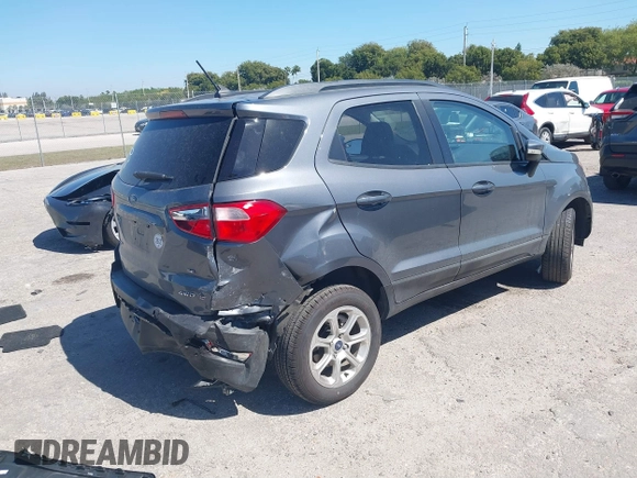 2020 Ford EcoSport SE with VIN MAJ6S3GL3LC317804, listed as a IAAI auction lot 41737555 with 67,582 mi miles and . Bid and sale history available at DreamBid. Image 4.