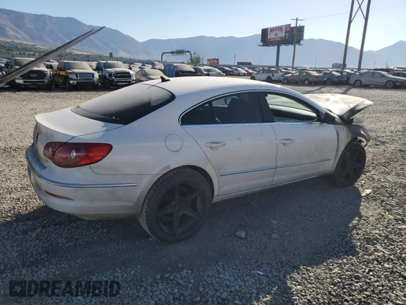 2010 Volkswagen CC Sport with VIN WVWNN7AN8AE532255, listed as a Copart auction lot 76564264 with 0 mi miles and Salvage Title. Bid and sale history available at carsss.com. Image 3.
