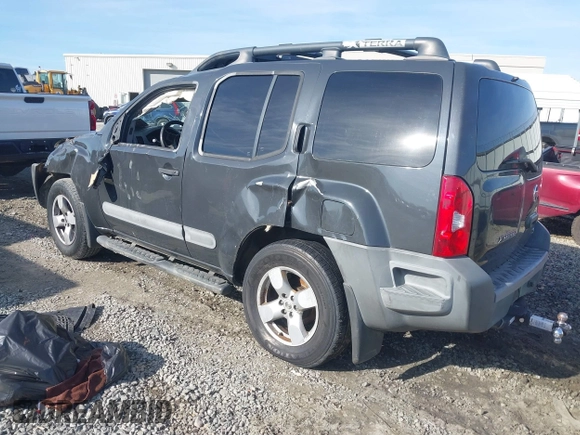 2005 Nissan Xterra S with VIN 5N1AN08U35C650696, listed as a IAAI auction lot 41467654 with 263,410 mi miles. Bid and sale history available at carsss.com. Image 3.