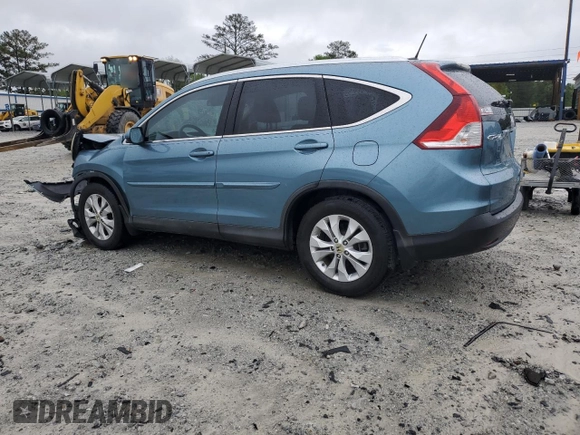 2013 Honda CR-V EX-L with VIN 5J6RM3H74DL042149, listed as a Copart auction lot 51733115 with 197,198 mi miles and Salvage Title. Bid and sale history available at DreamBid. Image 2.