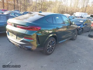 2022 BMW X6 xDrive40i with VIN 5UXCY6C01N9K27445, listed as a IAAI auction lot 41295221 with 28,328 mi miles. Bid and sale history available at carsss.com. Image 4.