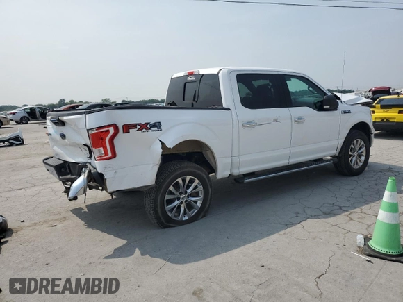 2017 Ford F-150 XL with VIN 1FTEW1EF7HKC10263, listed as a Copart auction lot 60650175 with 167,319 mi miles and Salvage title. Bid and sale history available at DreamBid. Image 3.
