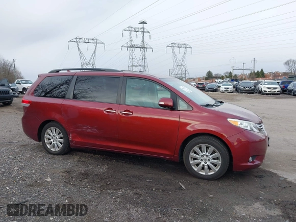 2013 Toyota Sienna XLE with VIN 5TDDK3DC1DS068215, listed as a IAAI auction lot 41610737 with 168,186 mi miles and . Bid and sale history available at DreamBid. Image 6.