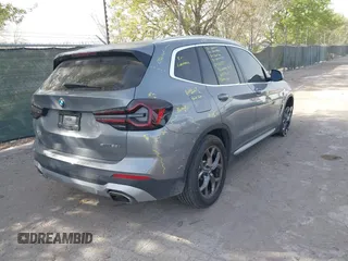 2024 BMW X3 sDrive30i with VIN 5UX43DP08R9U80981, listed as a IAAI auction lot 41801168 with 10,673 mi miles and . Bid and sale history available at DreamBid. Image 4.