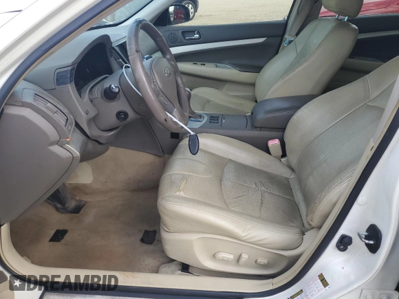 2008 Infiniti G35 with VIN JNKBV61E88M202904, listed as a Copart auction lot 72612534 with 179,386 mi miles and Salvage Title. Bid and sale history available at DreamBid. Image 7.