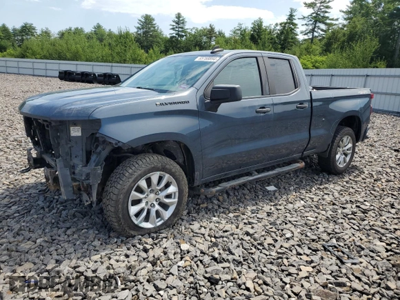 2019 Chevrolet Silverado 1500 Custom with VIN 1GCRYBEH1KZ380247, listed as a Copart auction lot 65769894 with 64,332 mi miles and Salvage Title. Bid and sale history available at DreamBid. Image 1.