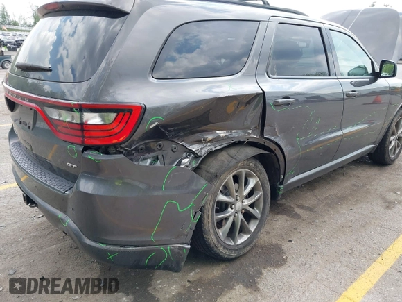2017 Dodge Durango GT with VIN 1C4RDJDG5HC799115, listed as a IAAI auction lot 42281526 with 90,389 mi miles and . Bid and sale history available at DreamBid. Image 6.