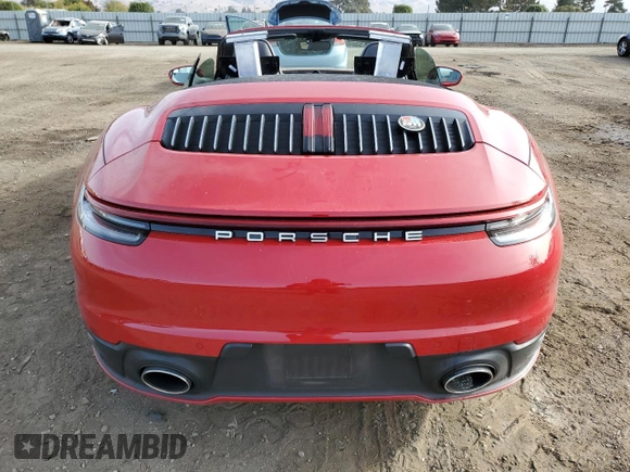 2020 Porsche 911 Carrera S with VIN WP0CB2A92LS262255, listed as a Copart auction lot 79292934 with 15,704 mi miles and Salvage Title. Bid and sale history available at carsss.com. Image 6.
