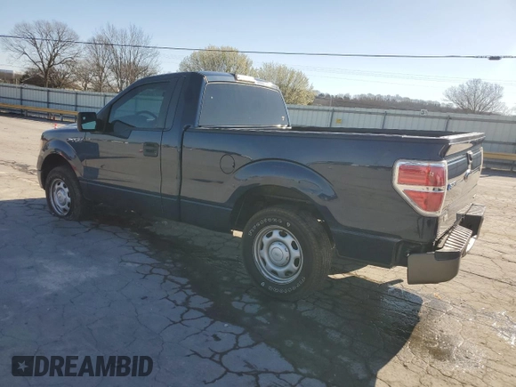 2013 Ford F-150 XL with VIN 1FTMF1CM9DKD34252, listed as a Copart auction lot 49175385 with 215,746 mi miles and Salvage Title. Bid and sale history available at carsss.com. Image 2.