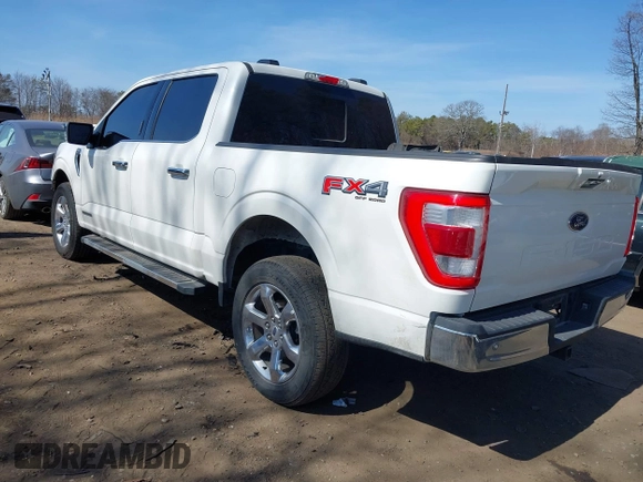 2022 Ford F-150 XL with VIN 1FTFW1EDXNFA57238, listed as a IAAI auction lot 41796004 with 44,947 mi miles. Bid and sale history available at carsss.com. Image 3.