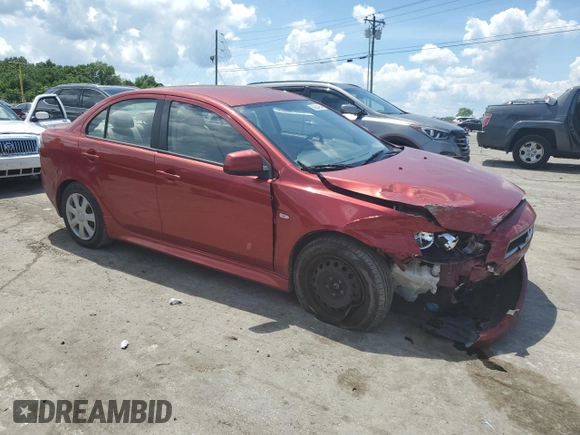 2014 Mitsubishi Lancer ES with VIN JA32U2FU4EU011407, listed as a Copart auction lot 55644954 with 191,722 mi miles and Salvage Title. Bid and sale history available at carsss.com. Image 4.