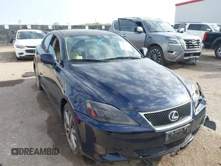 2008 Lexus IS with VIN JTHBK262582068025, listed as a IAAI auction lot 41911964 with 92,652 mi miles. Bid and sale history available at carsss.com. Image 1.