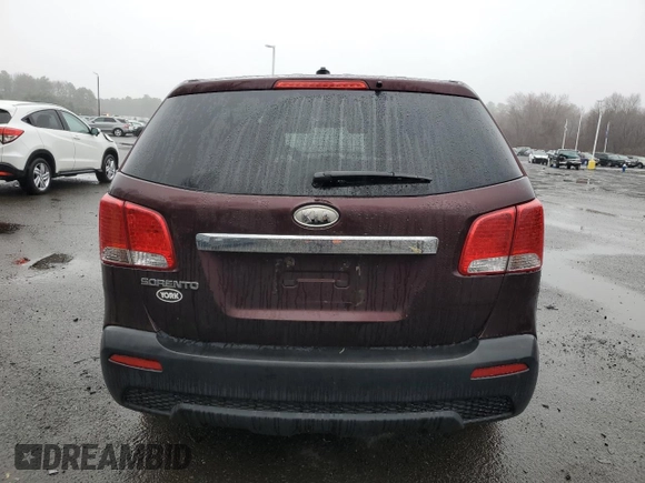 2011 Kia Sorento LX with VIN 5XYKTCA1XBG026448, listed as a Copart auction lot 51687725 with 150,426 mi miles and Salvage Title. Bid and sale history available at carsss.com. Image 6.