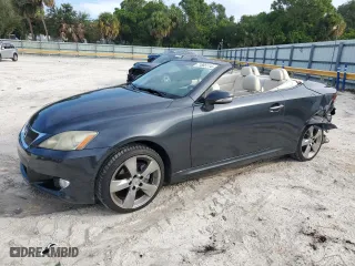 2010 Lexus IS 250C with VIN JTHFF2C28A2510537, listed as a Copart auction lot 71865114 with 86,913 mi miles and Salvage Title. Bid and sale history available at carsss.com. Image 1.