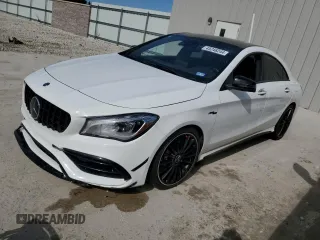 2019 Mercedes-Benz CLA 45 AMG with VIN WDDSJ5CB7KN767954, listed as a Copart auction lot 45246244 with 49,564 mi miles and Non repairable. Bid and sale history available at DreamBid. Image 1.