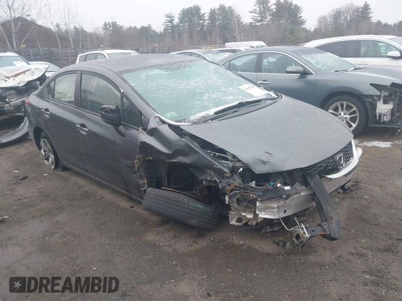 2013 Honda Civic LX with VIN 19XFB2F58DE282839, listed as a IAAI auction lot 41697629 with 123,766 mi miles and . Bid and sale history available at DreamBid. Image 1.