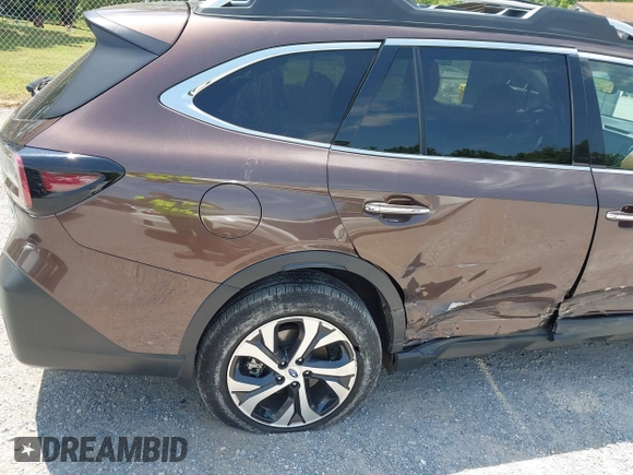 2020 Subaru Outback Touring with VIN 4S4BTAPC6L3132989, listed as a IAAI auction lot 42449036 with 34,956 mi miles and . Bid and sale history available at DreamBid. Image 18.
